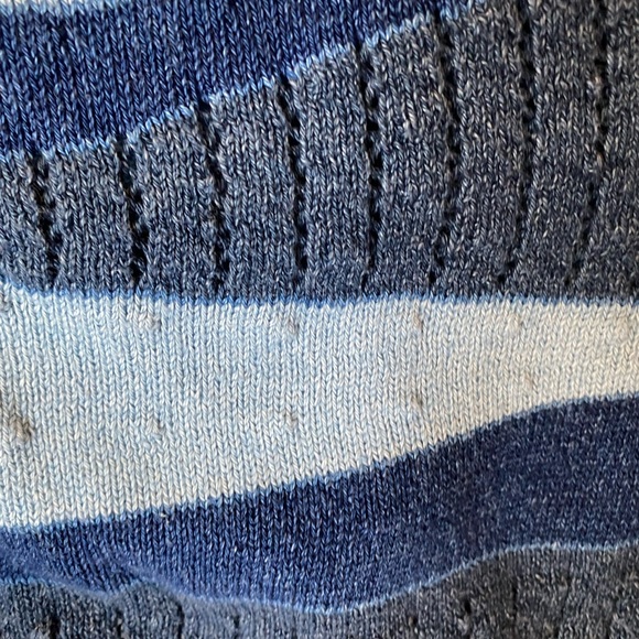 Blue Willis button up multi blue sweater - Picture 3 of 4